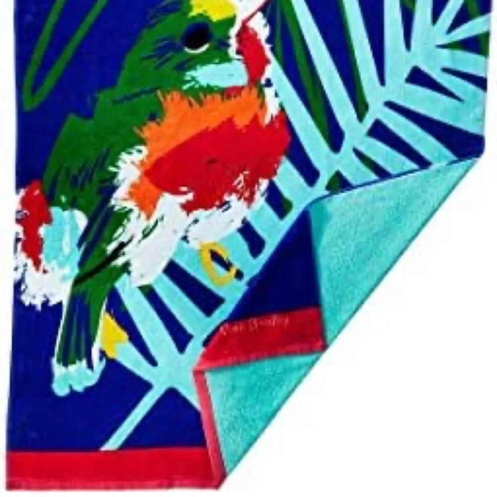 Vera Bradley Beach Towel MINI TODY BIRDS BLUE